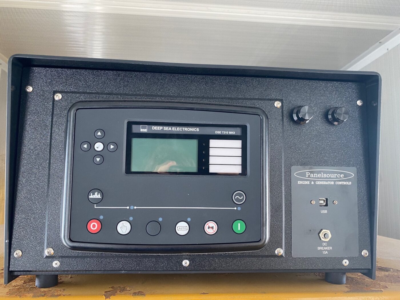 Control Panel Of 1750kW Caterpillar Generator.