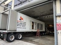 Generator Truck in loading dock