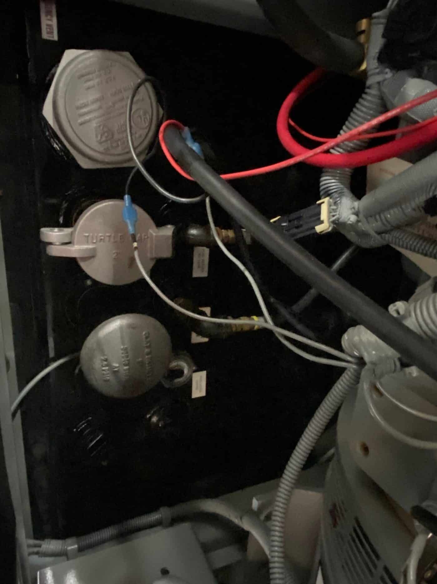 Electrical Connections Of 40kW MTU Onsite Energy Skidmount Generator