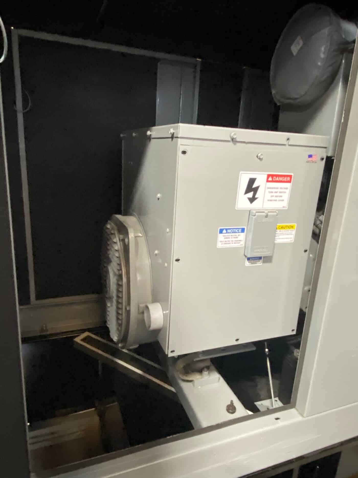 Electrical Panel On 40kW MTU Onsite Energy Skidmount Generator
